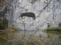 🦁 Quiet Reflection at the Lion Monument in Lucerne