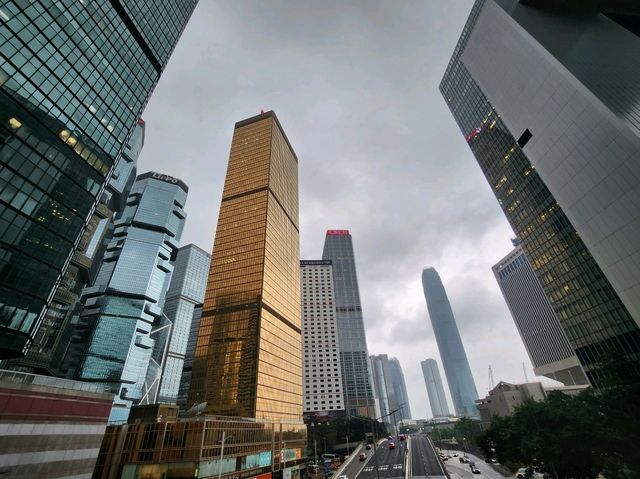 大雨後的金鐘和村上隆的太陽花