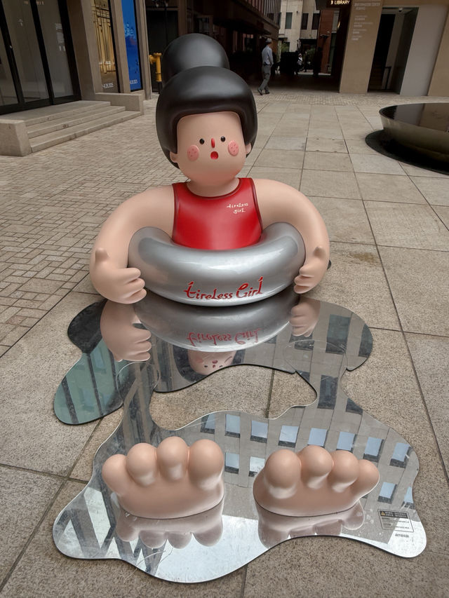 Tireless Girl' art installations land in Shanghai