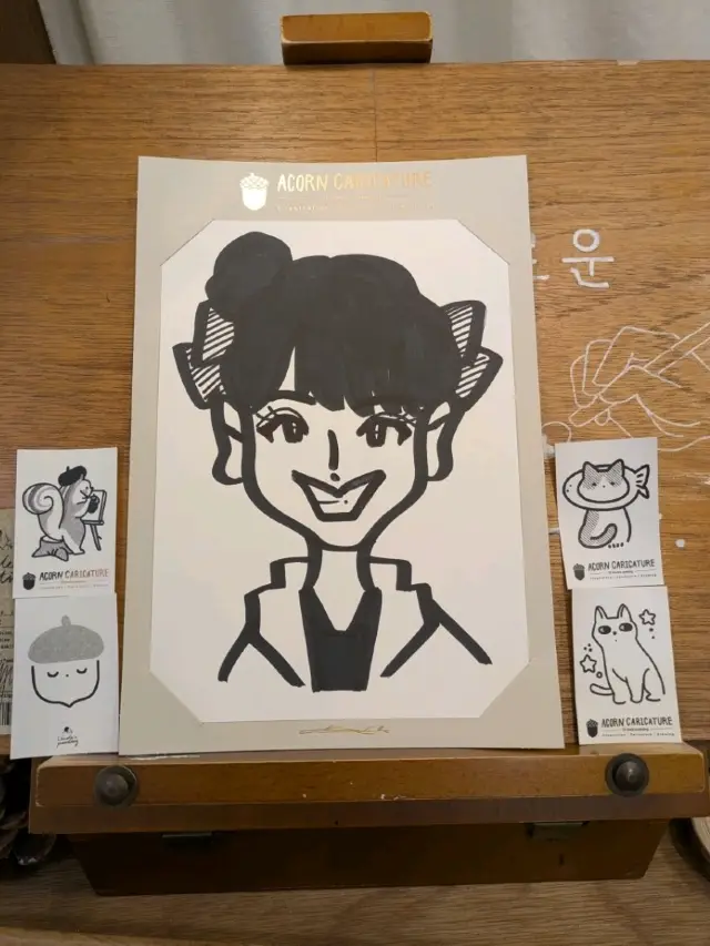 ドングリ似顔絵