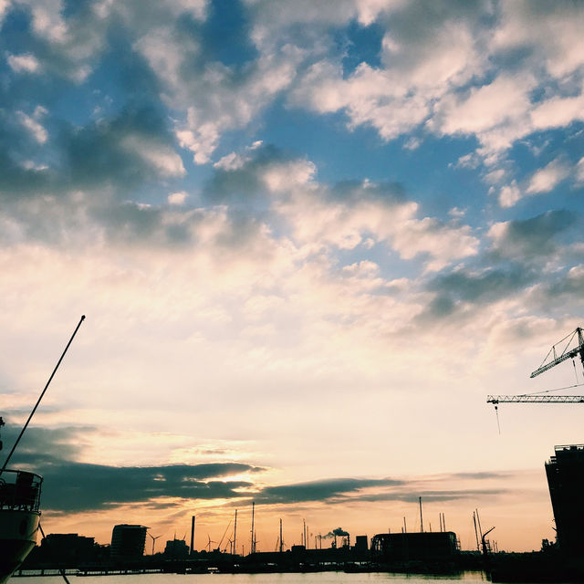🇳🇱アムステルダム NDSMワーフで夕焼け散歩＆ディナー体験