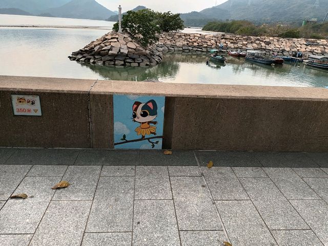 沙頭角，也許是最多康文署吉祥物供打卡的地方