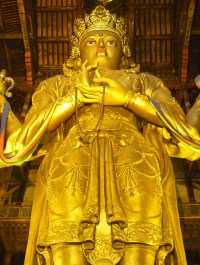 Migjid Janraisig Sum - Big Copper Statue