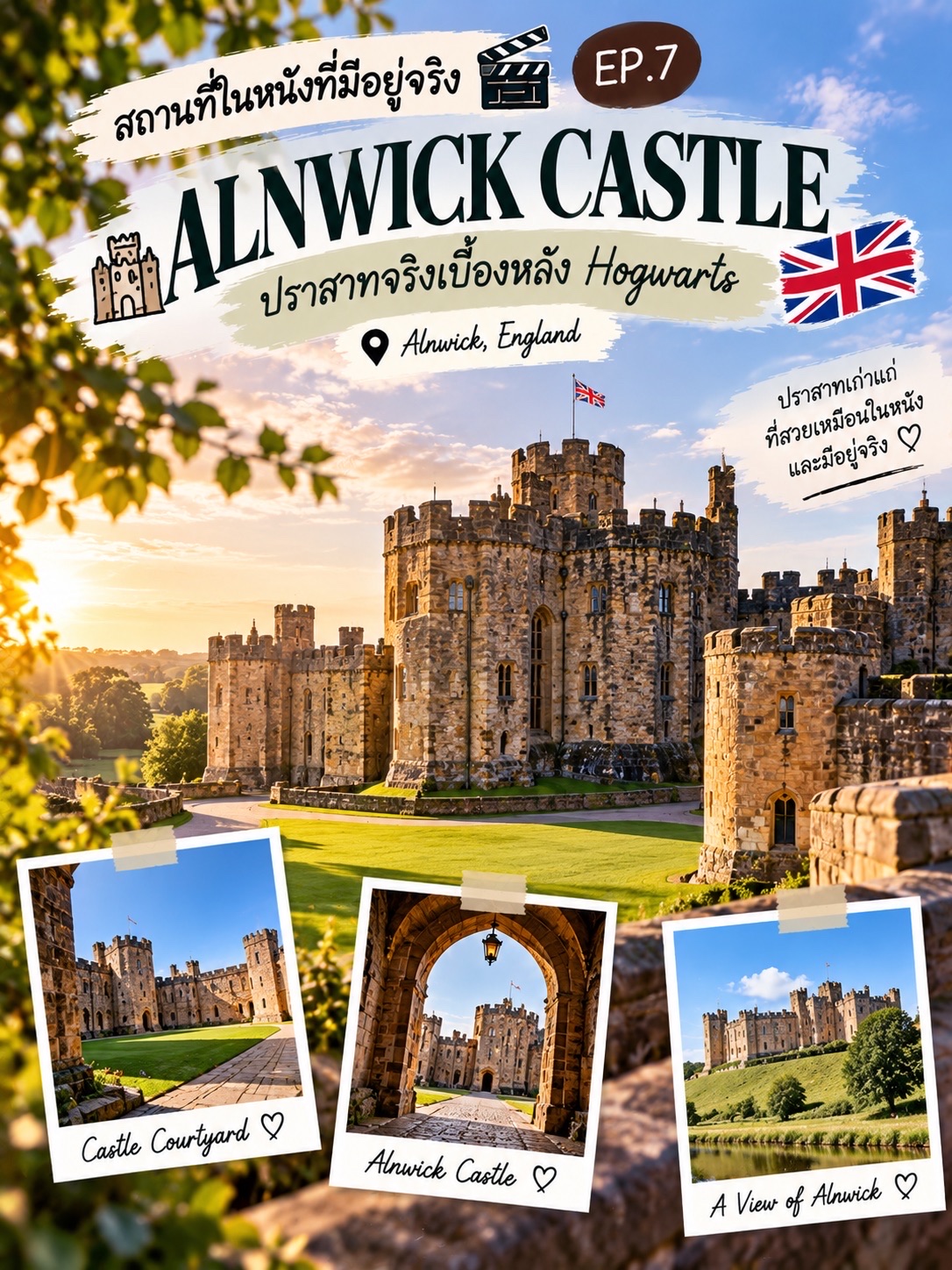 Alnwick Castle: The Real-Life Hogwarts 🏰✨