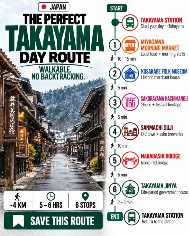 🇯🇵 TAKAYAMA IN ONE DAY WITHOUT BACKTRACKING 👀