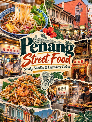 Penang Street Food: Smoky Noodles & Legendary Laksa