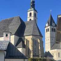 Stroll in Kitzbuhel Austria town area