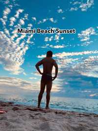 Sunset At South beach Miami