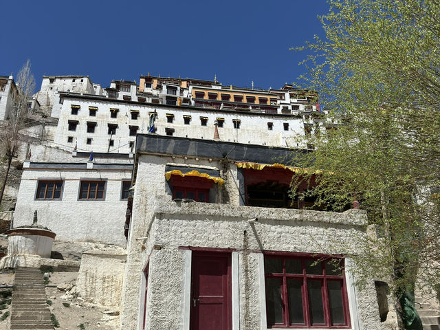 Lost in time, eternal monastery surrounded by mountains 