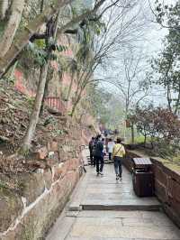 Awe-inspiring Buddha statue. The Leshan Giant Buddha is a 71-metre tall stone statue