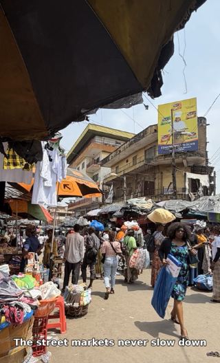 Moments in a Serria Leone Market