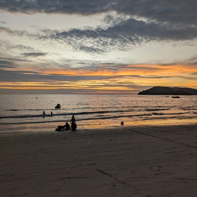 The stunning Pantai Cenang beach 