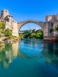 🌉 Where the Bridge Holds History – Mostar, Bosnia and Herzegovina