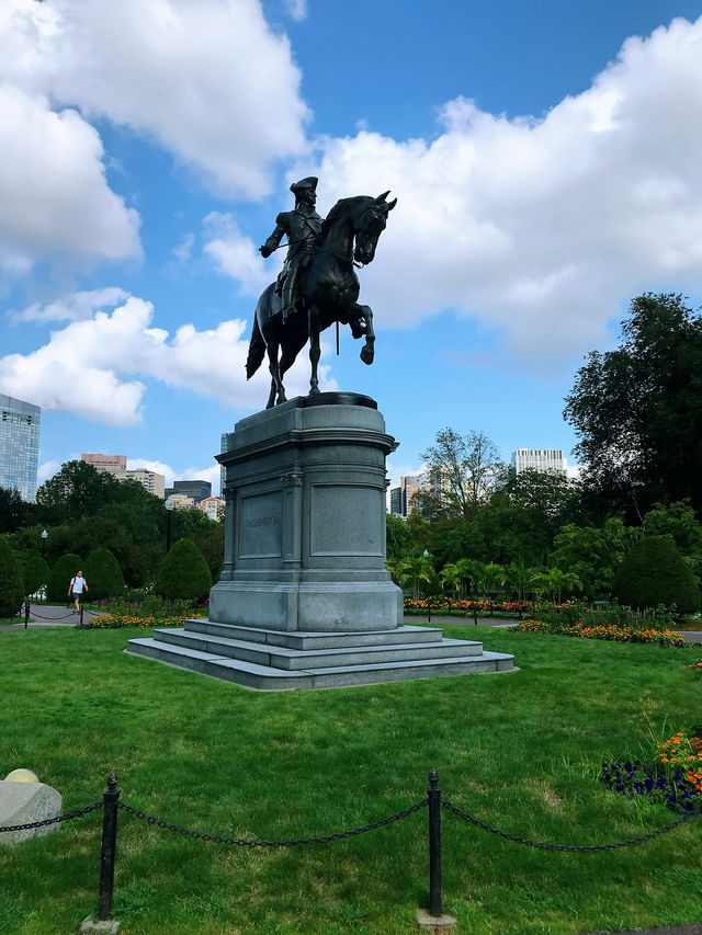 Boston Common - the starting point of the Freedom Trail in the United States.