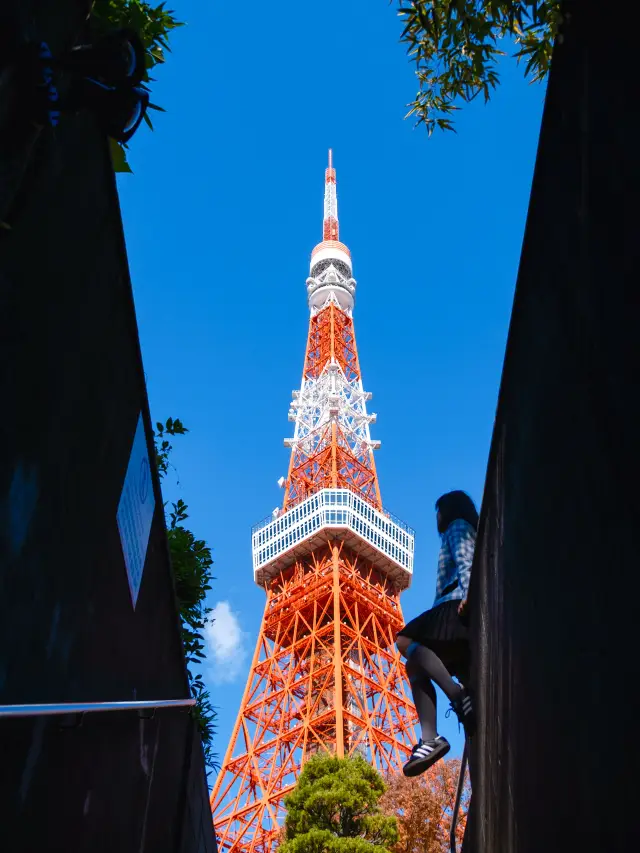 東京に来て私は一つのことだけを行います、東京タワーの全ての写真撮影スポットを訪れます