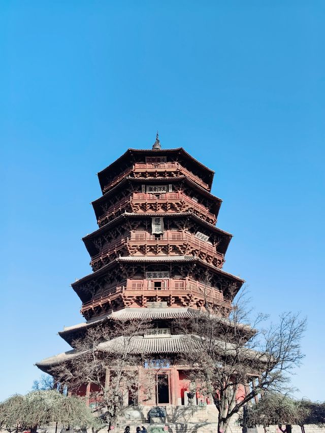應縣木塔、懸空寺和恆山：一天領略中國古代建築之美的完美組