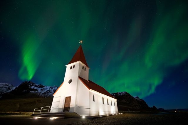 冰島追極光