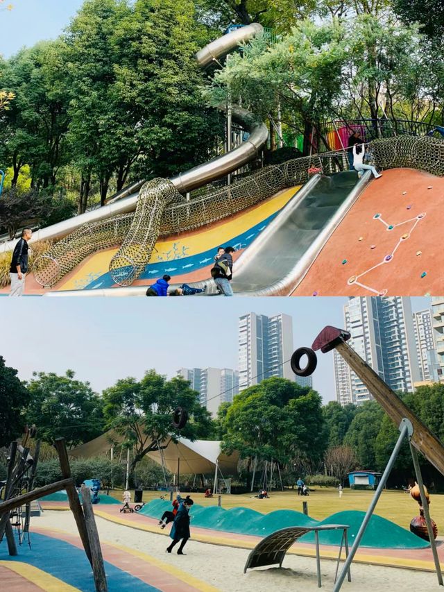 成都遛娃好地方|紅石公園遊樂區