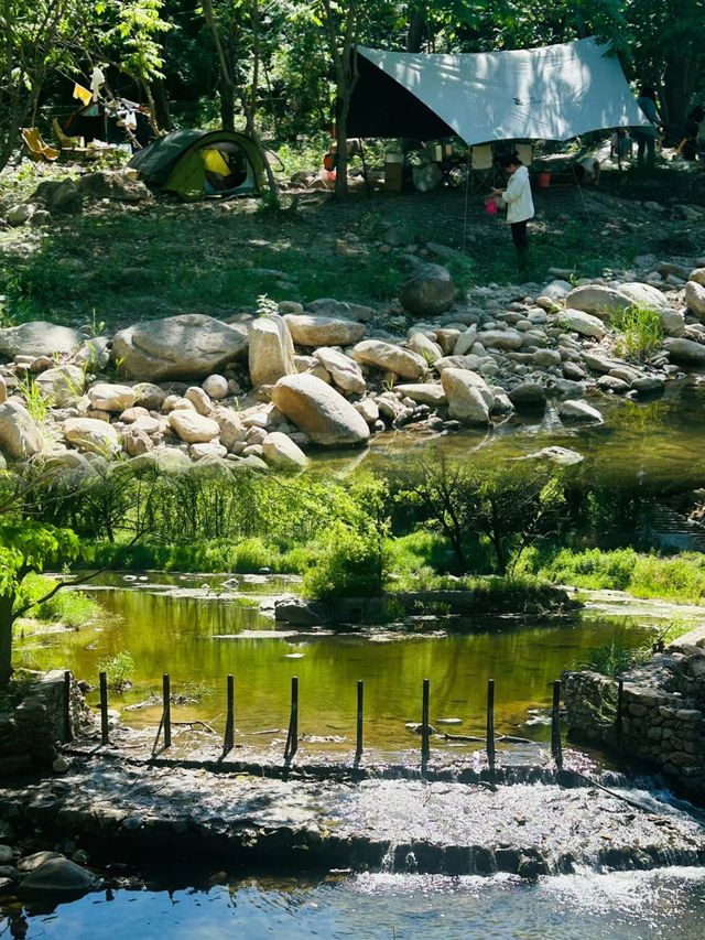 京郊玩水露營的免費綠色氧吧神堂峪風景區