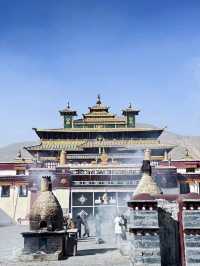 魅力西藏，藏傳佛教寺廟——桑耶寺。