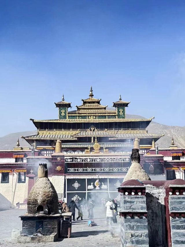 魅力西藏，藏傳佛教寺廟——桑耶寺。