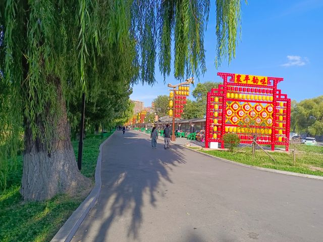 遼陽青年湖公園。