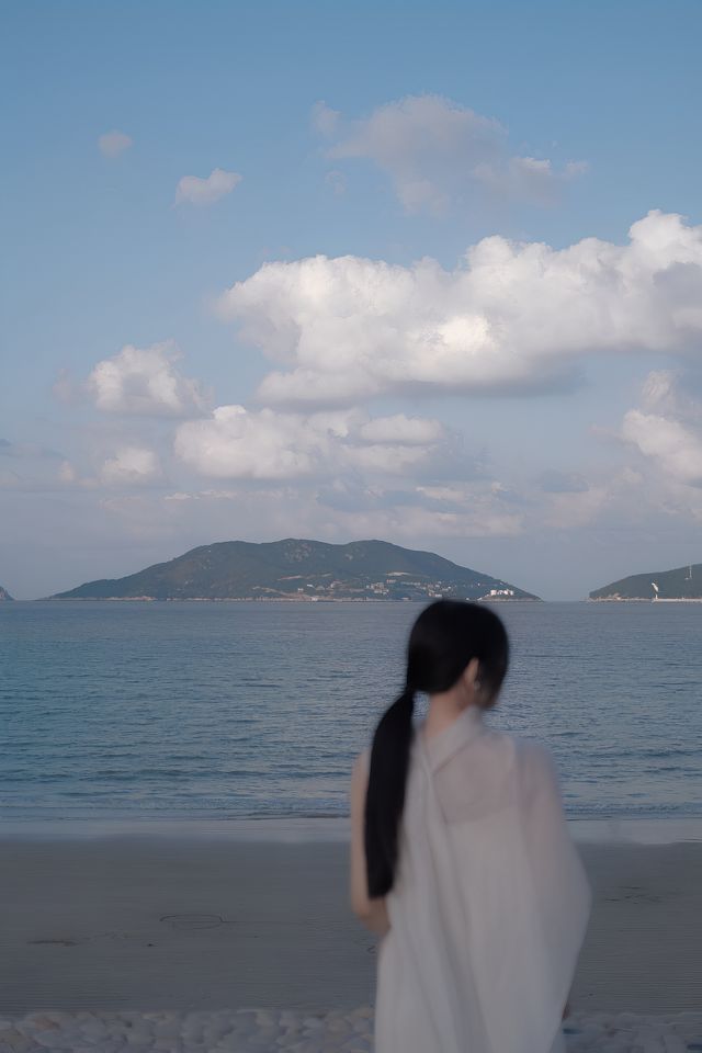 秋天與海舟山朱家尖24小時島嶼生活。
