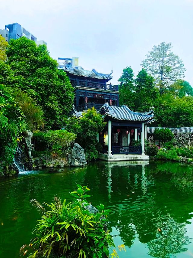 一座嶺南園林博物館：嶺南和園