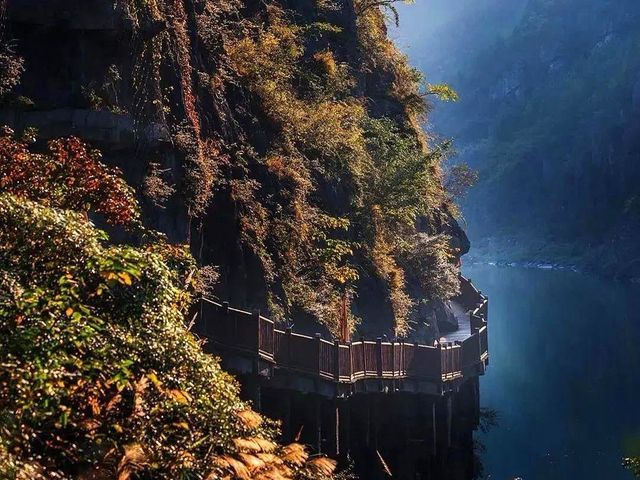 探秘廣元明月峽，尋古棧道歷史韻味