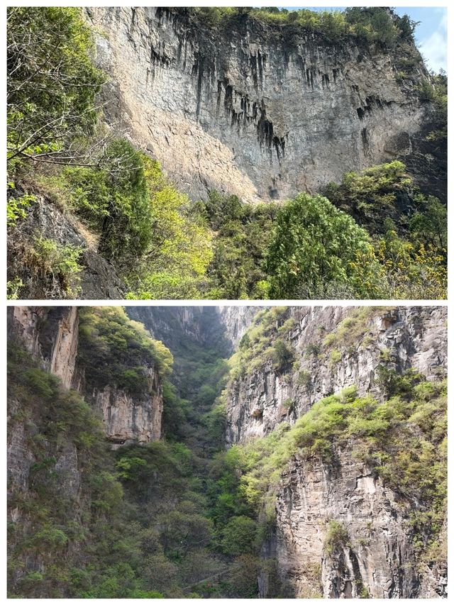 白陉古道蜿蜒曲折之形山道讓人難忘
