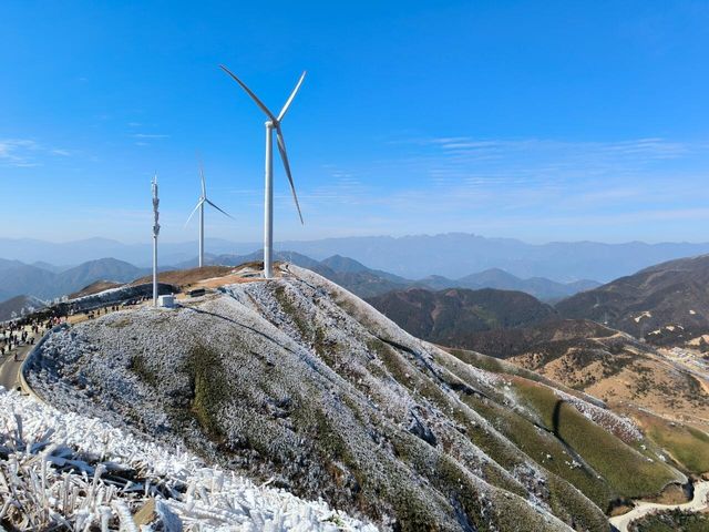 湖南永州藍山雲冰山｜雲端之上的風雪奇緣
