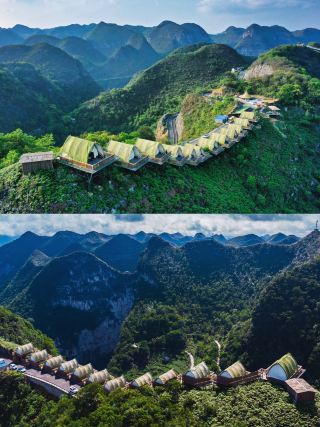 Guangxi Hidden Gem Adventure! Camping on a 1466m Altitude Cliff Summit