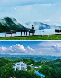 磐安·磐山雲隱打卡懸崖無邊泳池嘅山野山居