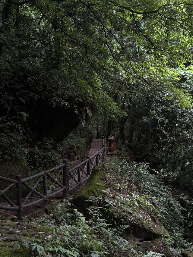 成都周邊徒步秘境｜天台山彩虹瀑布