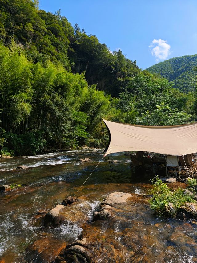 溯溪露營｜帶小朋友躲進莫干山25度的夏日竹海