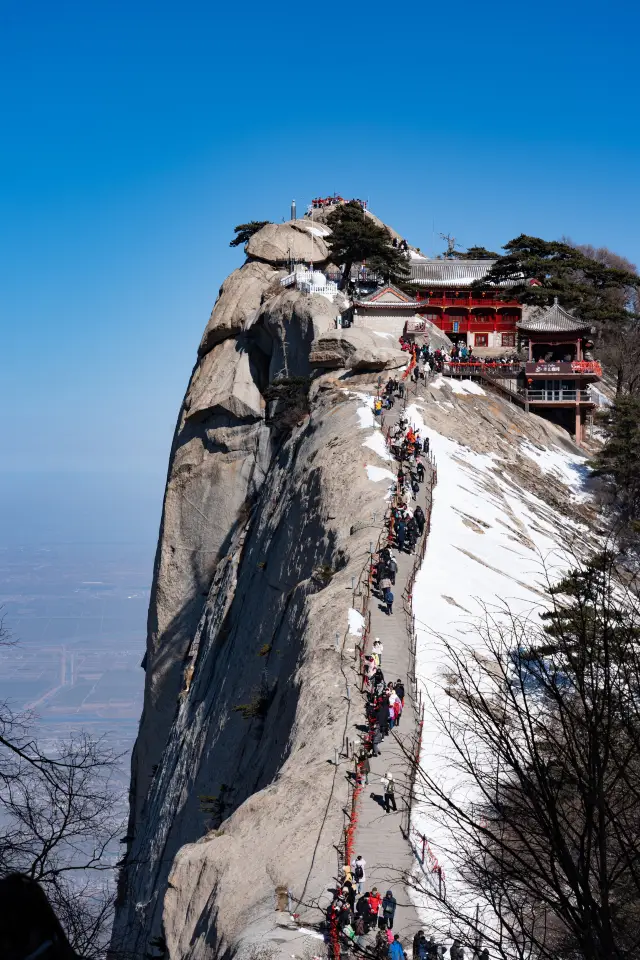 華山ベストルート北上西下！膝を犠牲に絶景を拝む