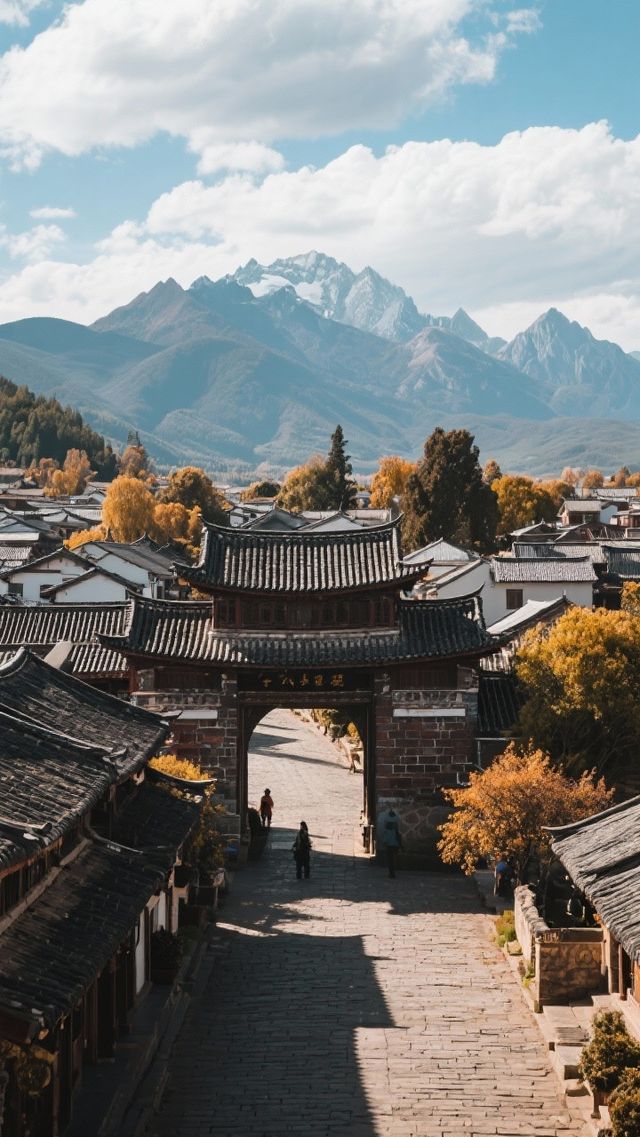 11月的香格里拉三天兩晚，旅行攻略！  十一月的香格里拉， 秋色未盡，初雪已落， 普達措的屬都湖倒映