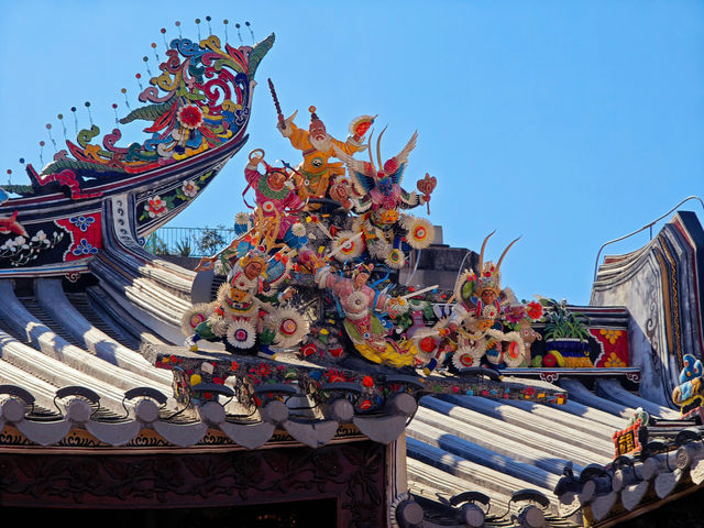 古建屋頂七彩雕 古建屋頂七彩雕