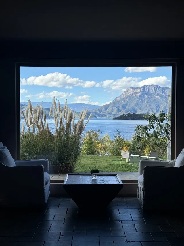 瀘沽湖蘆葦季｜海鷗live，晨霧漫湖