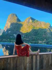 陽朔度假住進山景畫裡