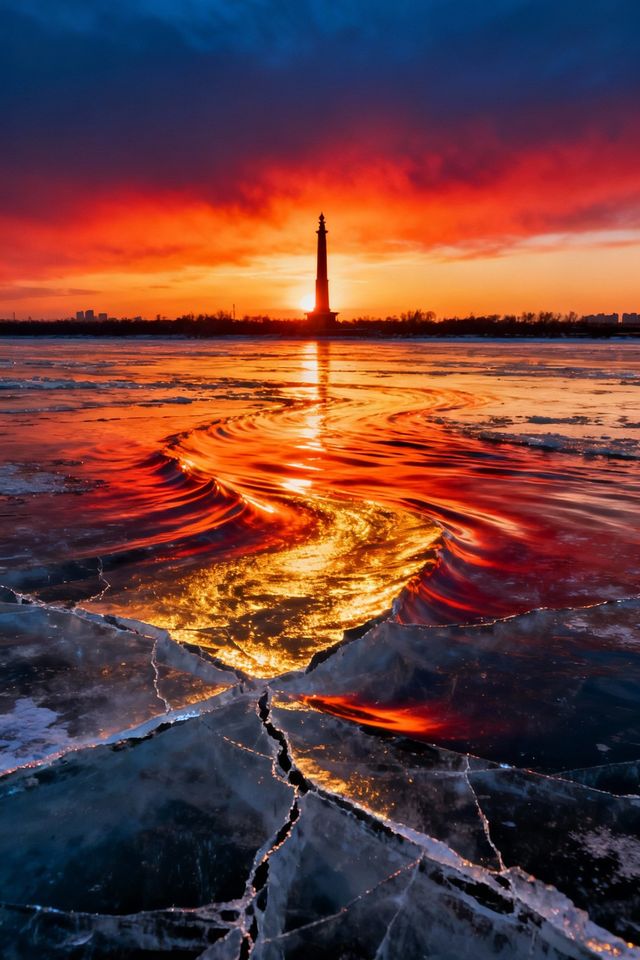 哈爾濱冬日限定｜在松花江畔邂逅一場雪上「鎏金日落」