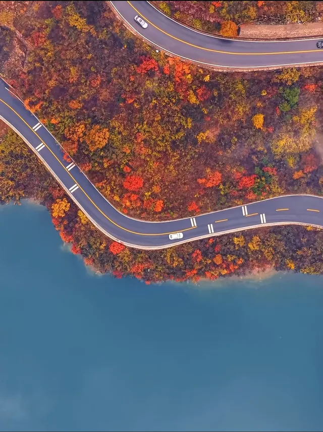 子房湖泛舟!闖入秋日的碧水彩林畫卷 子房湖泛舟!闖入秋日的碧水彩林畫卷