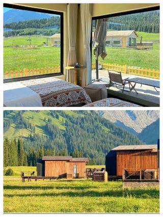 新疆イリ野奢ホテルの天井はスイスよりも感動的な夏！