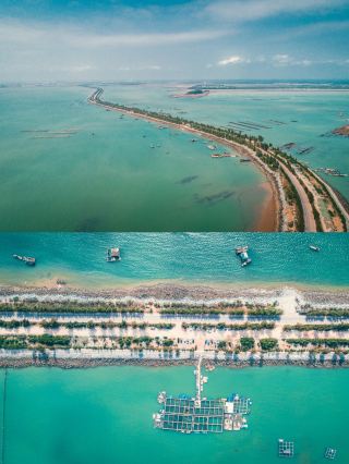 広西欽州三墩海上道路は本当に絶景、ただし条件が……