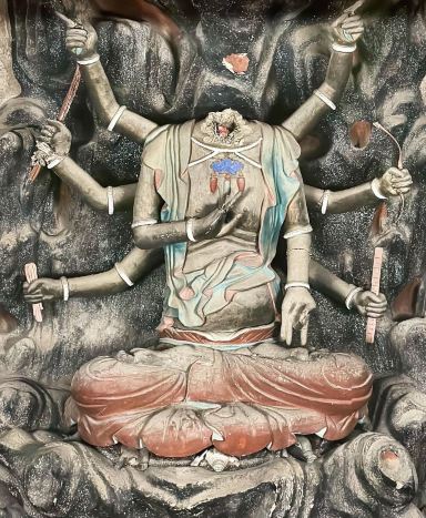 じゅんじゅんさん様用　敦煌シルク製シルクロード地図大判壁掛け (シルク100% 大漠の封神、敦煌は砂丘の壁画だけではない！千年のシルクロードの文脈
