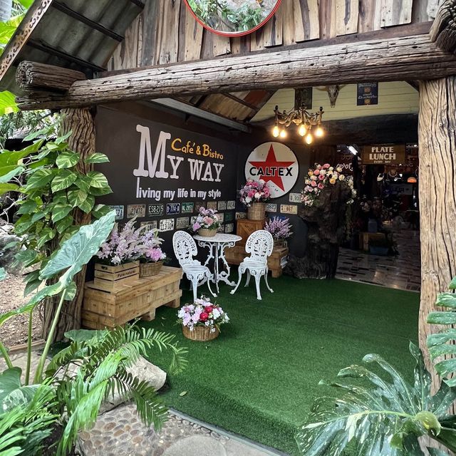 📍 My way cafe & bistro - Pasak dam 🏡☕️🧁⛅️ 