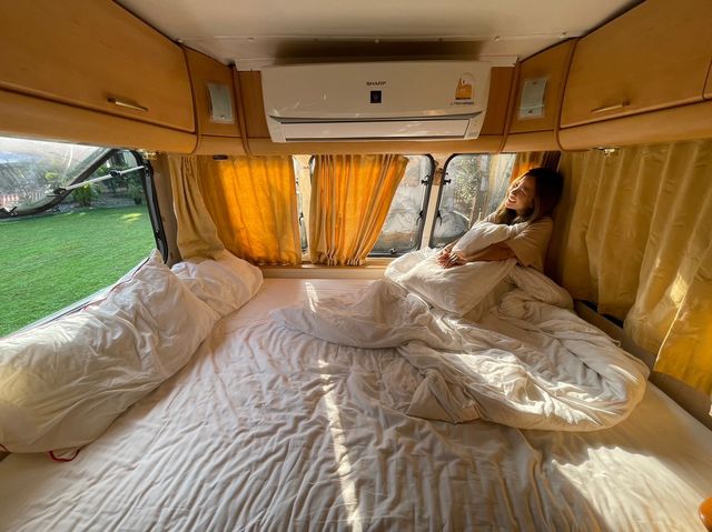 หนาวนี้ต้องที่นี่ Nicenite campervan x river 