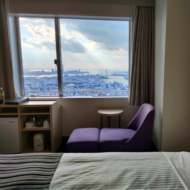 【大阪 弁天町】超高層ホテルのハイフロア47階に宿泊✨