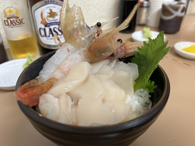 【札幌】二条市場で贅沢海鮮あさごはん