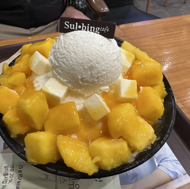 大大份的雪冰，韓國人氣甜品店（Sulbing)